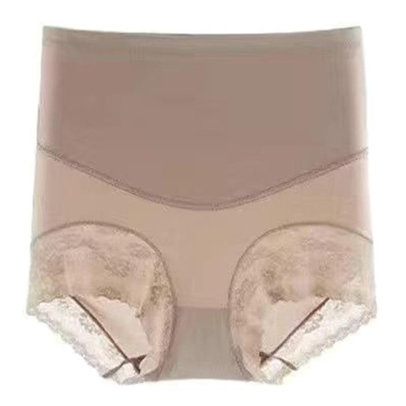 ショーツ レディース 高腰 レース 補正下着 腹押さえ ヒップアップ 無縫製 インナー スタンダードショ..