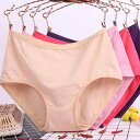 ショーツ レディース 女性用 コットン 綿 中ウエスト 大きいサイズ フルコットン 下着 パンツ 赤 紫 グレー 黒 杏色 ピンク系 肌色 通気性(x200)
