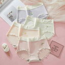 ショーツ ガールズ 女の子 ジュニア 子供 下着 パンツ 綿 通気性 花柄 M L XL XXL 浅緑 ピンク系 薄紫(x10)