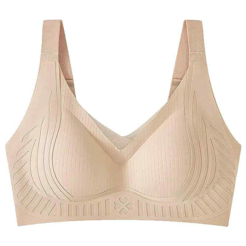 ブラジャー レディース 調整型インナー 3/4カップ 脇高 寄せ上げ 通気性 無痕 無地 ソフトワイヤー M L..