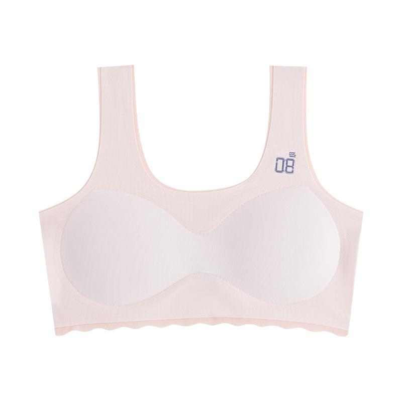 ブラジャー &amp; ショーツセット ガールズ 小学生 中学生 インナー スポブラ ジュニア ノンワイヤー ..