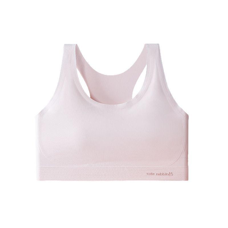 ブラジャー 中学生 女の子用 スポブラ 矯正インナー 猫背防止 通気性 吸汗 薄型パッド ノンワイヤー ス..