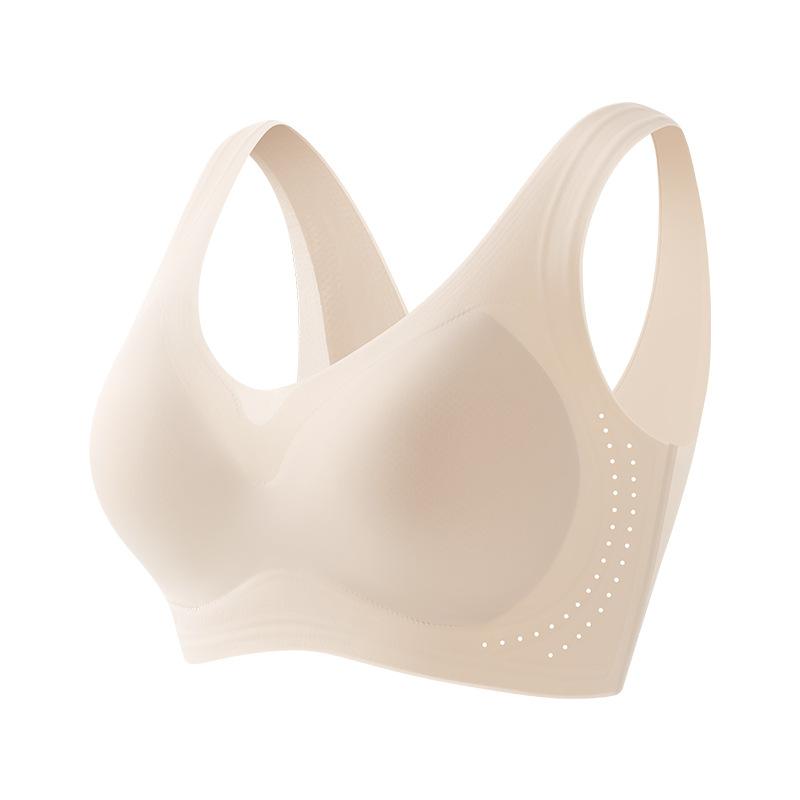 ブラジャー レディース 背中見せ 大判サイズ 接触冷感 薄手 シームレス ノンワイヤー 通気性 快適 寄せ..