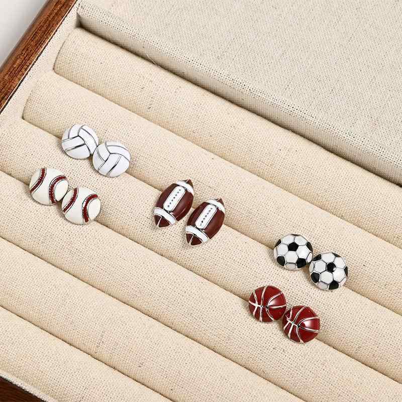 ピアス レディース メンズ サッカー バスケットボール バレーボール スポーツ シルバー925針 電気メッ..