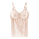タンクトップ レディース 授乳 キャミソール 薄手 ノンワイヤー ブラトップ 産後 授乳服 インナー トップス 背中見せ ナイロン ストレッチ 伸縮性 ミルクホ...