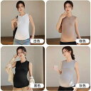 マタニティウェア タンクトップ 春夏 薄手 授乳期 インナー カットソー 大きいサイズ 妊婦服 ブラック ブラウン ホワイト グレー