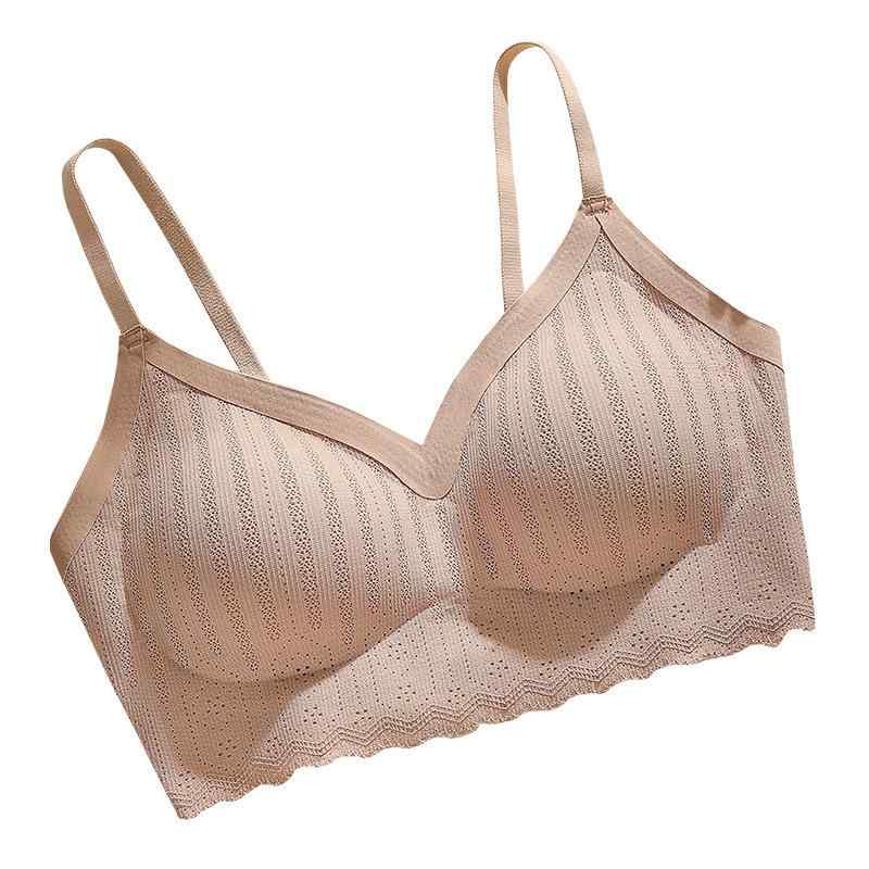 ブラジャー レディース 快適 美背 ノンワイヤー 寄せ上げ 3/4カップ 薄型カップ ズレ防止 肩紐固定 無..