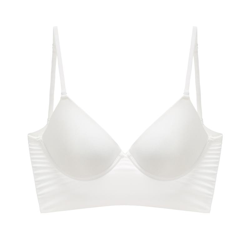 ブラジャー レディース 小胸 補正 谷間メイク ワイヤー 美背 セクシー ランジェリー 脇高 3/4カップ 通..