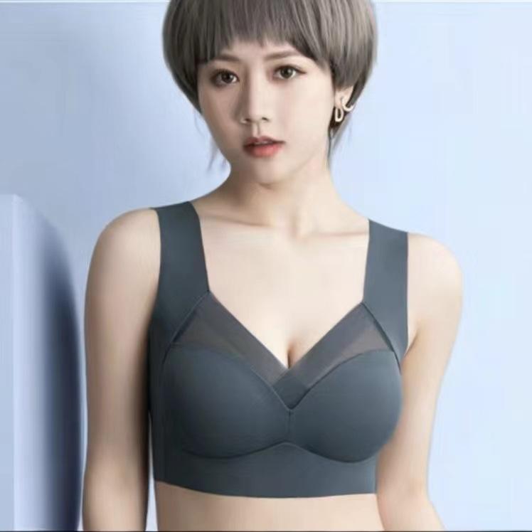 ブラジャー レディース 薄型 通気性 ノンワイヤー 綿 スポーツブラ 美背 揺れにくい 蒸れにくい 快適 ..