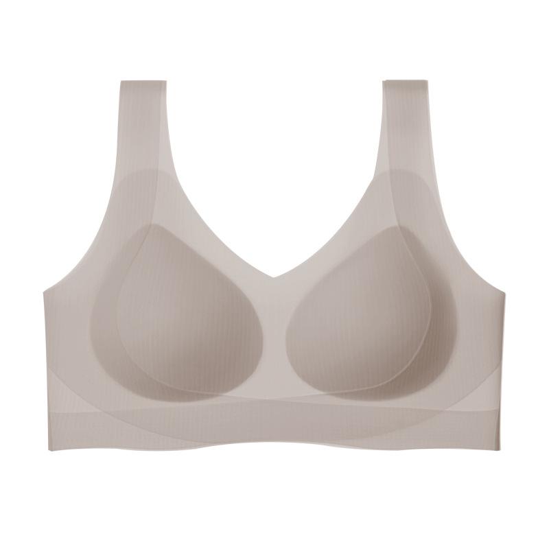 ブラジャー レディース 小胸 補正 寄せ上げ ノンワイヤー 一体型 固定カップ スポーツブラ 美背 背中見..