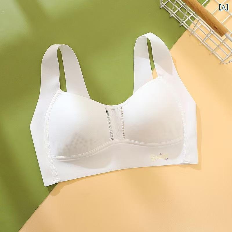 ブラジャー 中学生 女の子 ハーフトップ スポブラ ジュニア ノンワイヤー 全罩杯 薄手 通気性 快適 無..