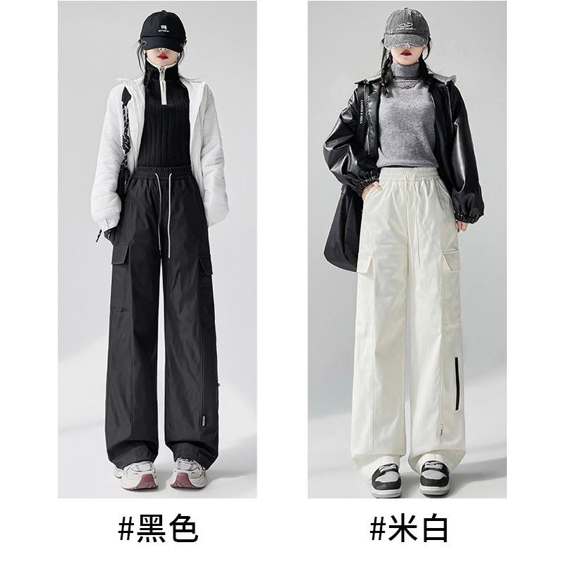 ダウンパンツ レディース 防寒 暖パン 雪遊び スキー ワークパンツ ナイロン 再生繊維 ブラック ホワイ..