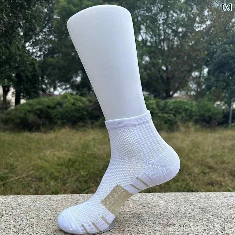 靴下 スポーツ用 メンズ レディース ランニング ソックス 中筒丈 吸汗 速乾 登山用 カジュアル ポリエステル 白 黒