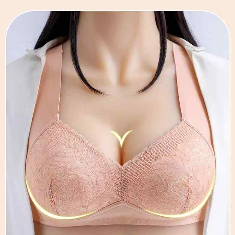 ブラジャー レディース 薄手 背心式 ノンワイヤー 3/4カップ 接触冷感 通気性 吸湿速乾 ストレッチ サ..