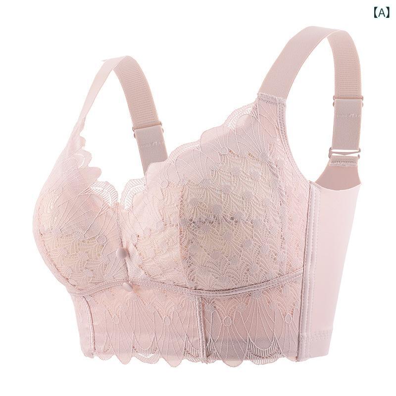 ブラジャー レディース 補正下着 薄手 フルカップ 寄せ上げ 谷間メイク 脇高 ずれにくい 通気性 快適 ..