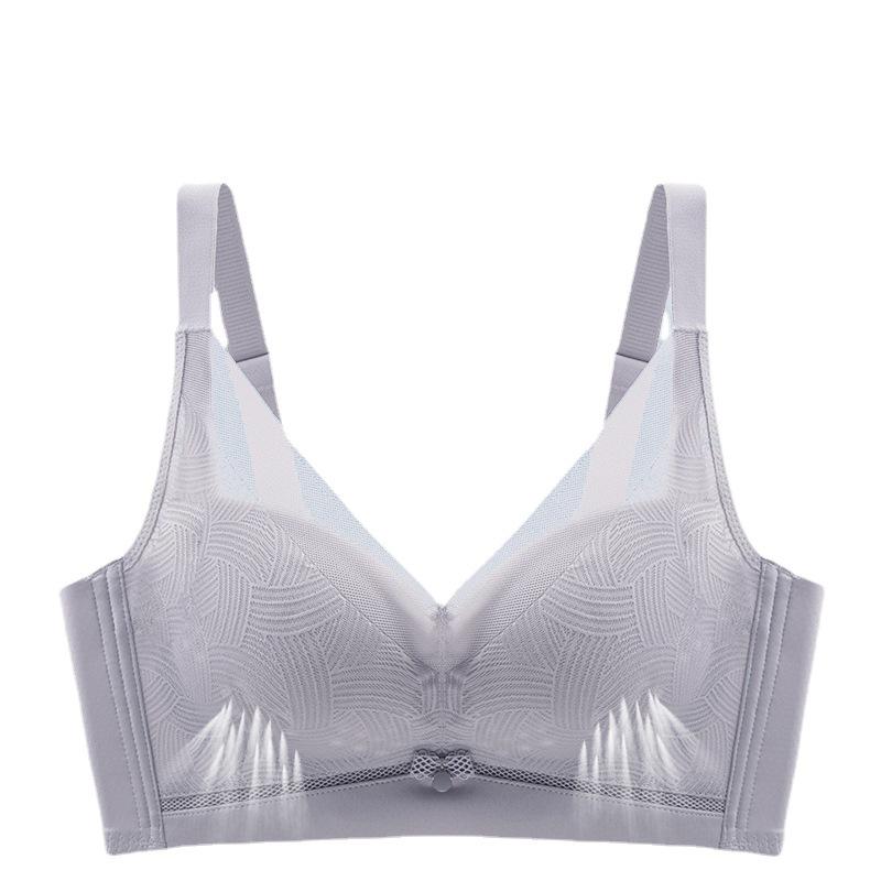 ブラジャー Bカップ 薄手 通気性 寄せ上げ 調節可能 ノンワイヤーブラ 伸縮性 レース 快適 アンダーウ..