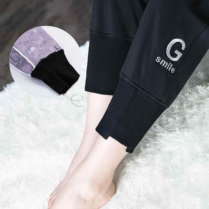 ダウンパンツ レディース 高腰 あったか 白ダックダウン 裾絞りパンツ 防寒着 暖パン 部屋着 リラックスパンツ 黒