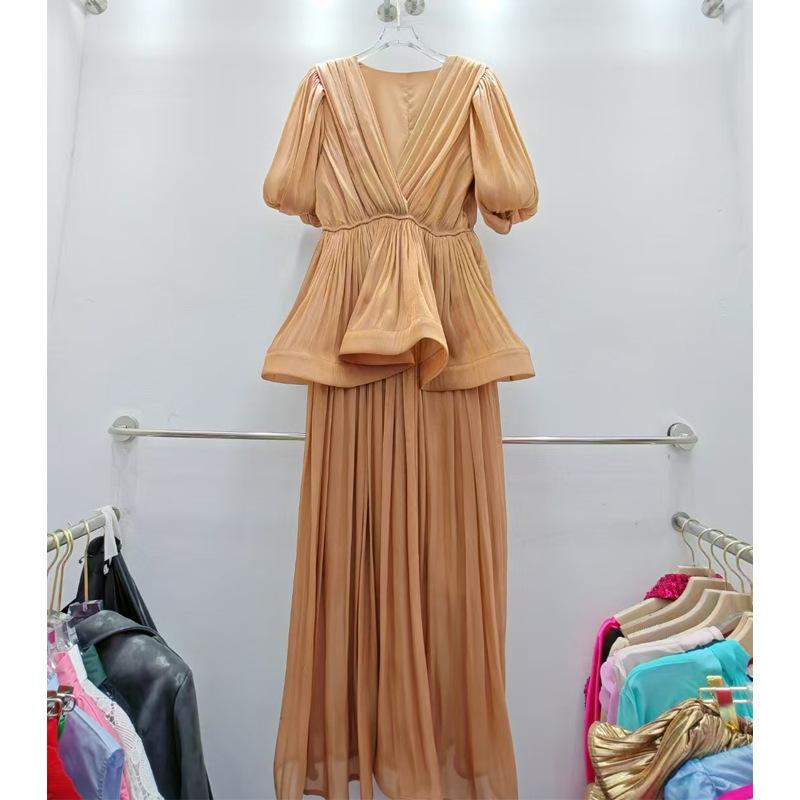 シャツ レディース ハイウエスト Aライン スカート セットアップ フレンチスタイル ランタンスリーブ ギャザー Vネック ブラウス トップス カットソー 半袖 九分袖 春夏 白 黒 赤 カーキ 杏色 ピンク系(x2)