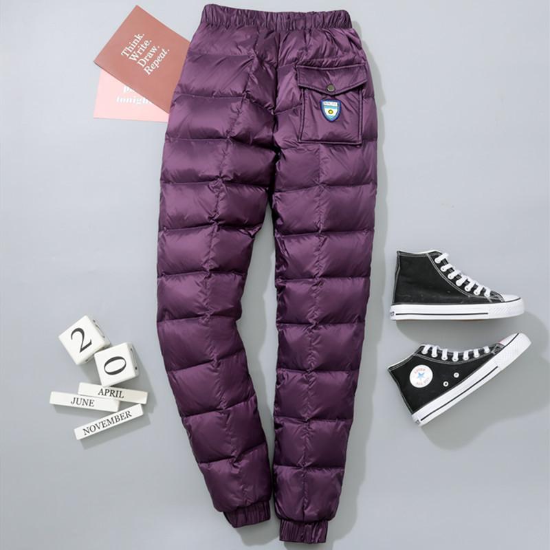 ダウンパンツ レディース 防寒 ズボン アウトドア 極暖 大きいサイズ 高身長 小柄 軽量 撥水 あったか 暖パン 冬用 イージーパンツ スキニーパンツ ストレートパンツ 黒 紺 紫 カーキ