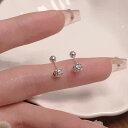 ピアス レディース 小さめ 三つ 花 フラワー モチーフ アレルギー対応 電気メッキ加工 合金 かわいい 上品 イヤーカフ イヤリング 清新 甘め プレゼント