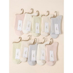 靴下 レディース ソックス 秋冬 春秋 綿 防臭 中筒 新疆綿 抗ピリング カジュアル 普段使い かわいい 色