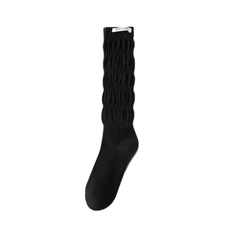 靴下 レディース 春夏 ミラード風 ストリート 無地 伸縮性 デイリー ソックス 婦人 ポリエステル混紡 ..