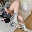 靴下 レディース ソックス 綿混紡 中筒 無地 吸汗 防臭 オールシーズン 韓国 グレー系