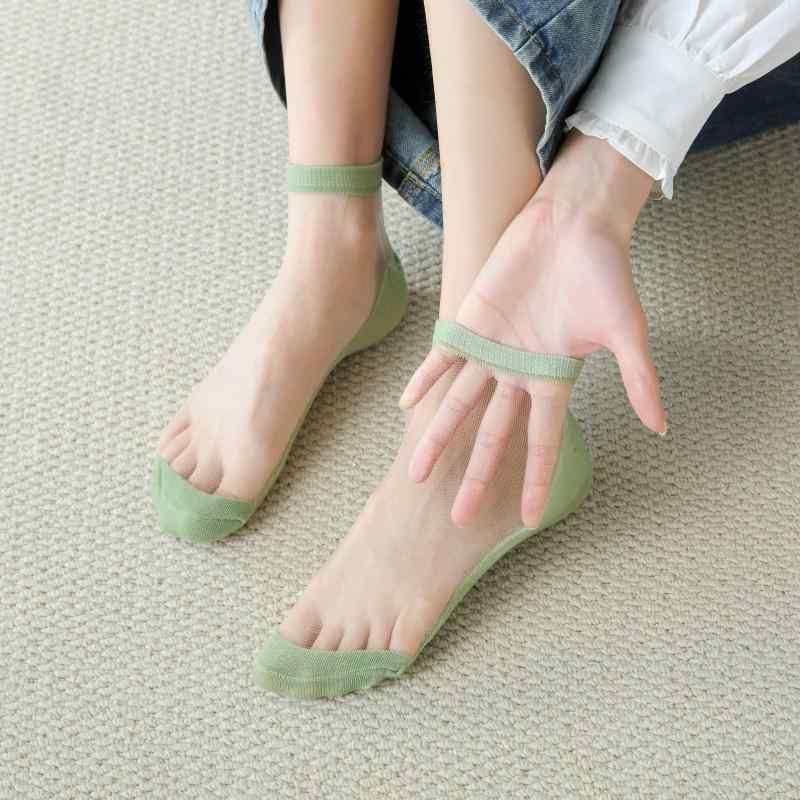 靴下 レディース ショートソックス 薄手 コットン 夏 春 可愛い 日系 浅履き スニーカーソックス 通気..