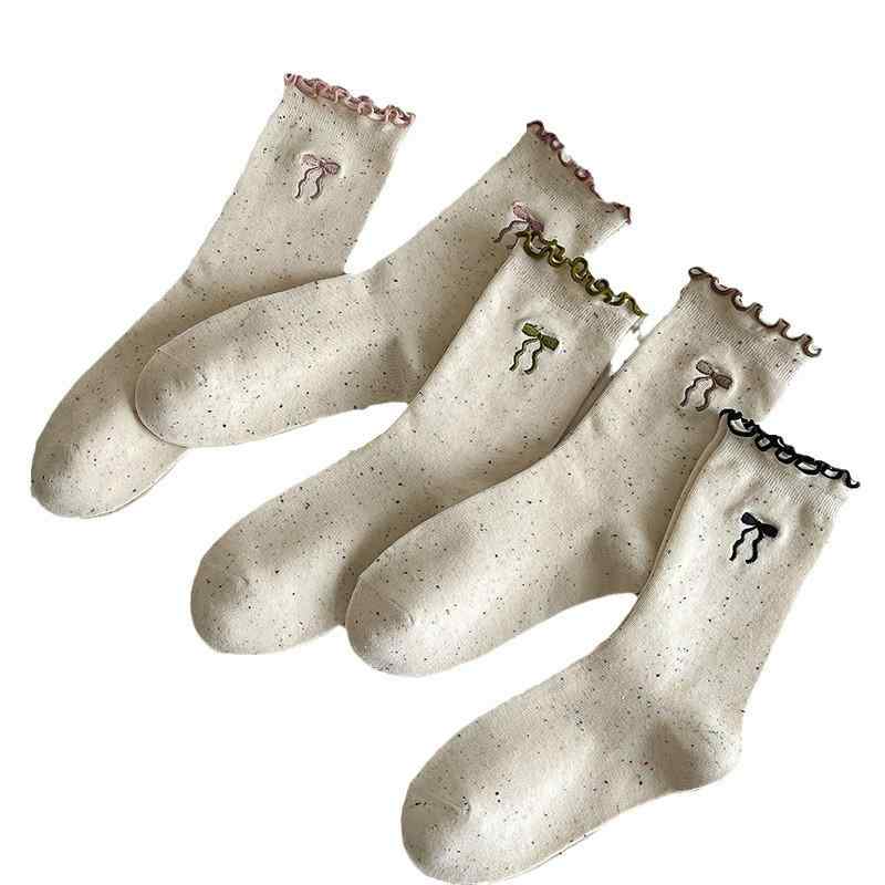 靴下 レディース 靴下 春夏 綿混紡 防臭 無地 ミドル丈 ソックス かわいい カピバラ 薄手 カジュアル 普段使い カーキ ブラック グリーン ピンク系