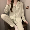 パジャマ レディース 春秋冬 長袖 長ズボン 上下セット 雲ごこちコットン 部屋着 ルームウェア 寝巻き 前開き 薄手 襟付き かわいい リラックス ウェア 快...