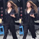 パジャマ レディース 接触冷感 キャミソール レース 纯欲風 セクシー 3点セット ポリエステル 薄手 Vネック 長袖 長ズボン 春夏 秋冬 部屋...