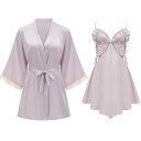 パジャマ レディース 春夏 キャミソール スリップ 2点セット 接触冷感 部屋着 寝間着 ルームウェア セクシー ランジェリー 伸縮性 Vネック 無地 黒 赤 ...