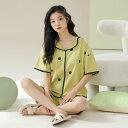 パジャマ レディース 春夏 半袖 前開き 韓国 かわいい 小さめ襟 コーラルベルベット プリント 寝間着 部屋着 ルームウェア ポリエステル 薄手 M L XL...