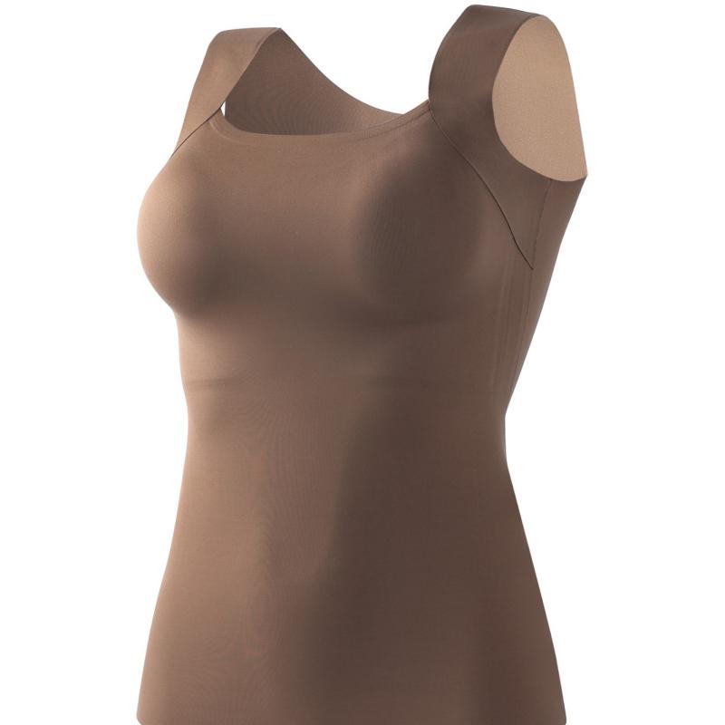 タンクトップ レディース 発熱インナー 秋冬 美肌効果 カップ付き 保温インナー 暖か 肌着 下着 無縫製..