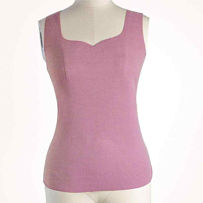 タンクトップ レディース 秋冬 暖かい ポリエステル インナー 発熱 保温 防寒 肌着 無袖 ストレッチ L ..