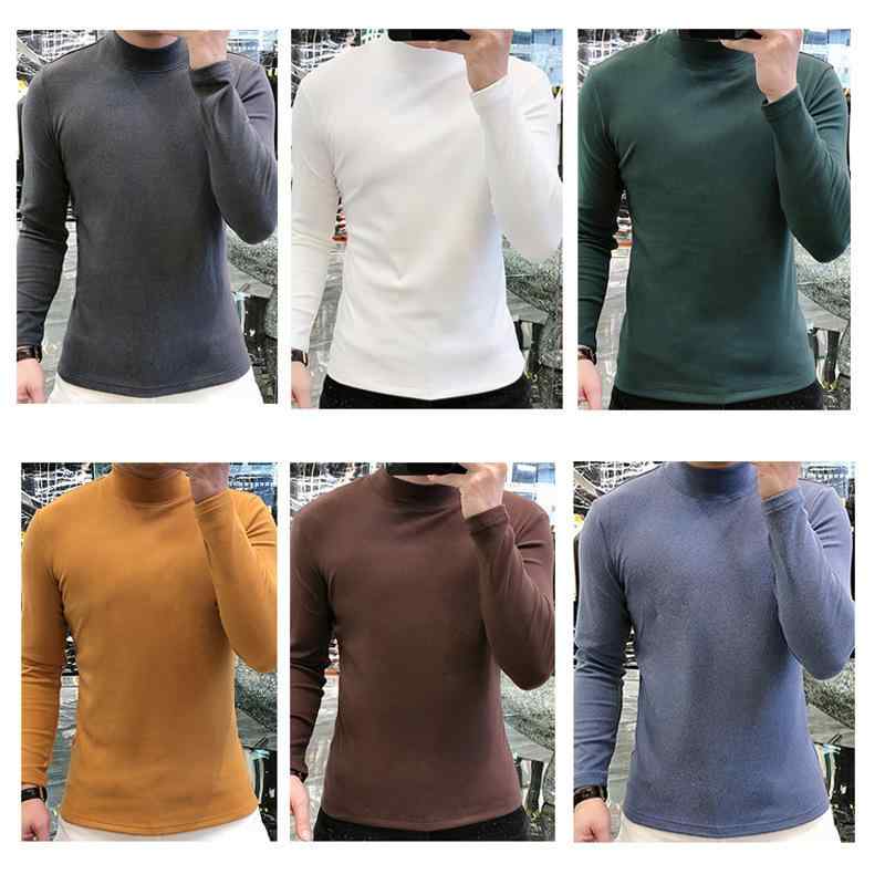 Tシャツ 男性用 秋冬 裏起毛 あったか インナー 長袖 厚手 無地 ストレッチ 伸縮 保温 肌着 部屋着 普段使い トップス カットソー グレー 黒 白
