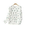 パジャマ レディース 大きいサイズ 綿 寝巻き ルームウェア 上下セット 柔らか 春夏 秋冬 長袖 長ズボン Vネック 薄手 伸縮性 通気性 リラックス 部屋着...