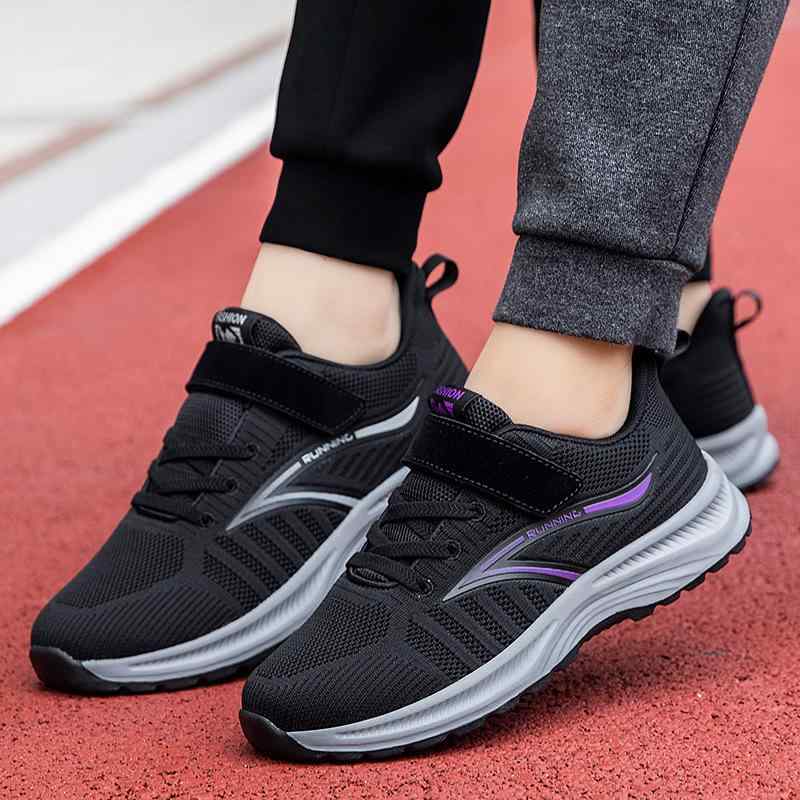 靴 メンズ レディース 高齢者シューズ 介護シューズ リハビリシューズ 春秋冬 婦人靴 紳士靴 軽量 撥水 防滑 面ファスナー 運動靴 スニーカー スリッポン カジュアル 普段使い 散歩 旅行 ブラック 黒 グレー パープル 赤