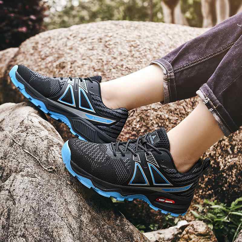 登山靴 メンズ 大きいサイズ トレッキングシューズ 通気性 防滑 衝撃吸収 アウトドア 徒歩 軽登山 ローカット スニーカー 黒 ブラック 赤 レッド 春夏