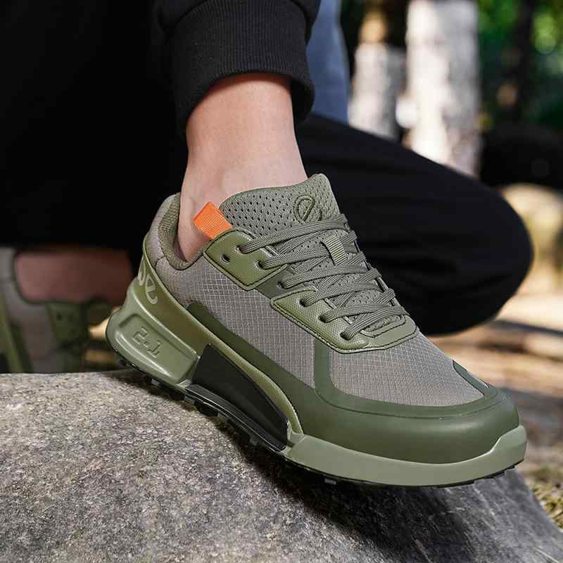 トレッキングシューズ メンズ 男性用 運動靴 アウトドア スニーカー 軽量 快適 通気性 防滑 衝撃吸収 スポーツ 普段使い 春夏秋冬 黒 ブラック系(x2)