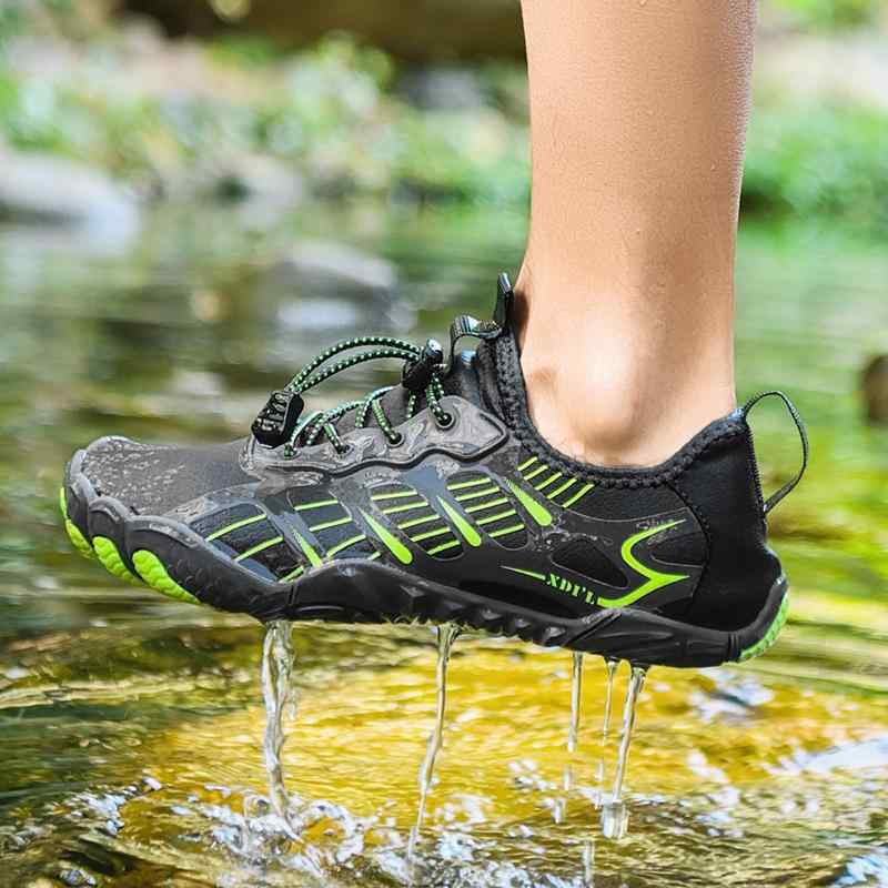 トレッキングシューズ 男女兼用 撥水 速乾 滑り止め 登山靴 ローカット スニーカー アウトドア カジュアル 運動靴 ウォーキング 春夏秋冬 黒 ブラック グレー ピンク系(x2)