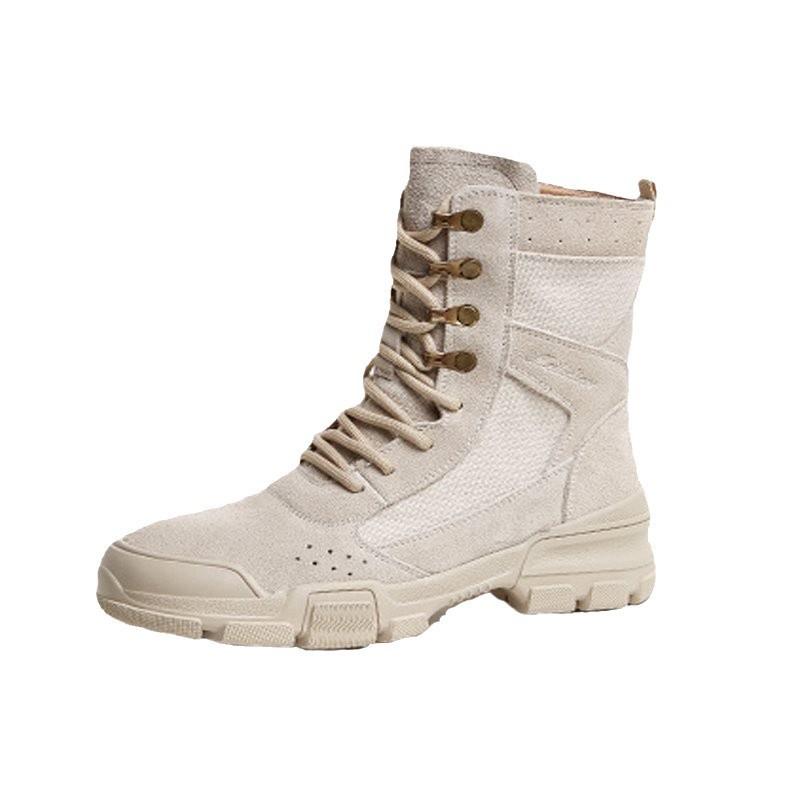 トレッキングシューズ レディース メンズ 防水 滑り止め 登山靴 山登り 砂漠 ハイキング 春夏 通気性 軽量 ブラウン ベージュ