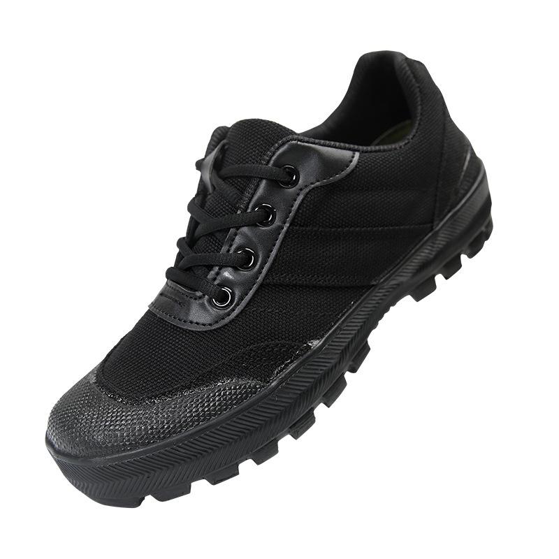 靴 メンズ 徒步シューズ ローカット スニーカー ワークシューズ 作業靴 キャンバス 耐摩耗 滑り止め アウトドア カジュアル 春夏秋冬 黒