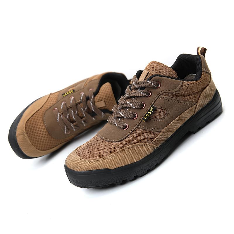 スニーカー メンズ 作業靴 ワークシューズ 耐摩耗 丈夫なキャンバス地 ローカット フラット 紐靴 滑り止め 軽作業 現場仕事 普段使い 春夏秋冬
