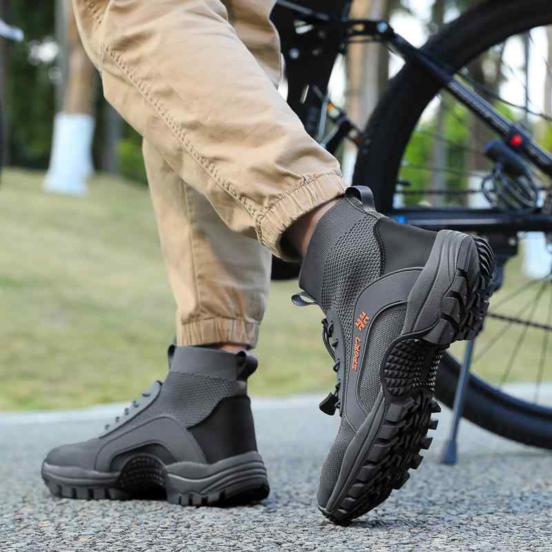 トレッキングシューズ 男性用 ローカット スニーカー 滑り止め 登山靴 アウトドア カジュアル 運動靴 ランニングシューズ 春夏秋冬 グレー 黒 カーキ