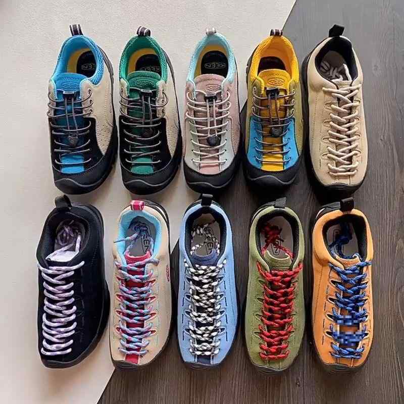 登山靴 メンズ レディース 軽登山靴 滑り止め ローカット トレッキングシューズ 山歩き 杏紅色 霧霾藍 卡其色 巨石色 肉桂色 黒 杏蘭色 浅ピンク 米緑 米藍色 黄緑 グレー 35 36 37 38 39 40 41 42 43 44 45