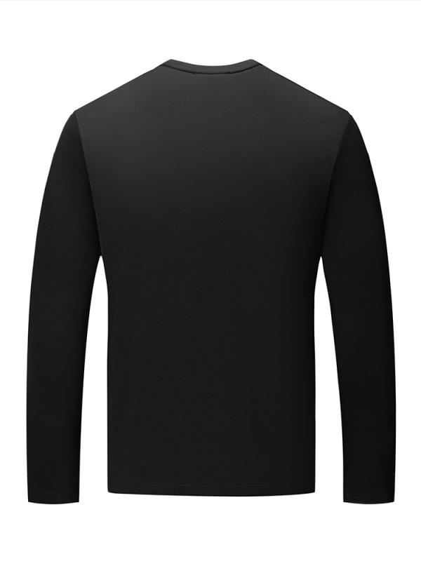 Germany （Clubs） - Tシャツ メンズ 男性用 秋冬 長袖 カットソー 中年 パパ 父親 蛇 スカル ドクロ ストリート 綿 カジュアル 黒 ブラック 大きいサイズ