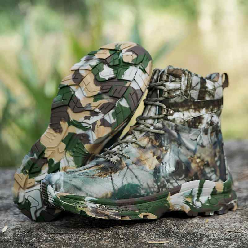 徒步靴 メンズ カーキグリーン タクティカルブーツ サバゲー ミリタリー コンバットブーツ アウトドア ..