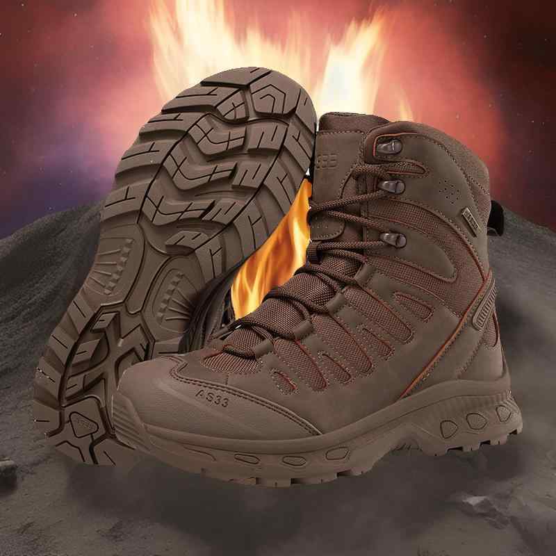 徒步靴 メンズ 軽量 厚底 ワークブーツ ミリタリーブーツ 登山靴 耐摩耗性 通気性 陸上競技 ランニング..