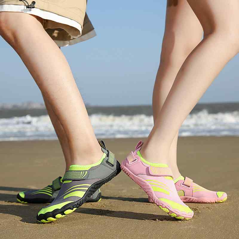 靴 メンズ レディース 兼用 涉水シューズ アウトドア スポーツシューズ 徒步 ローカット スニーカー カジュアルシューズ 黒 グレー ピンク 黄色